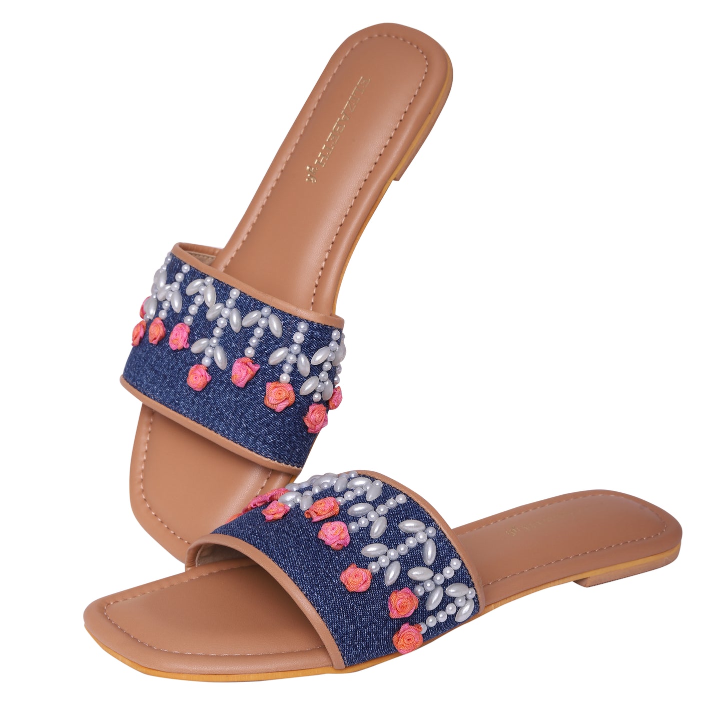 ELZ Rosetta Denim Slider