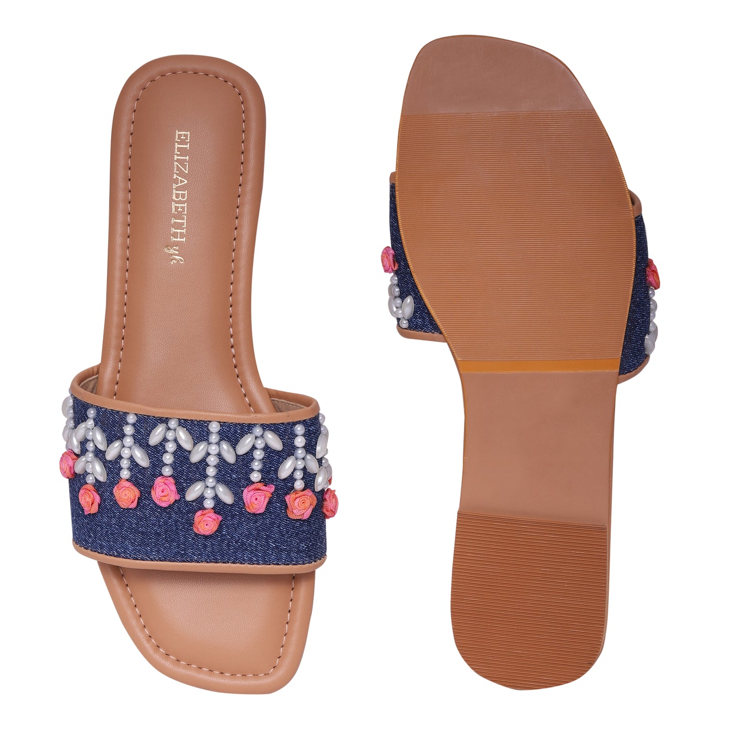 ELZ Rosetta Denim Slider