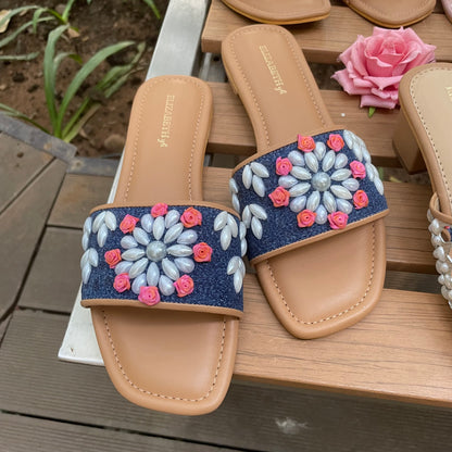 ELZ Rosalia Denim Slider